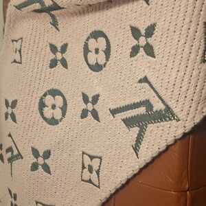 Louis Vuitton Pink and Green Monogram Knit